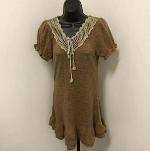 Adorable Blue Bird Dress Large